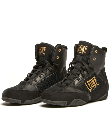 Botas de Boxeo y lucha Leone 1947 " Premium" CL110 negro