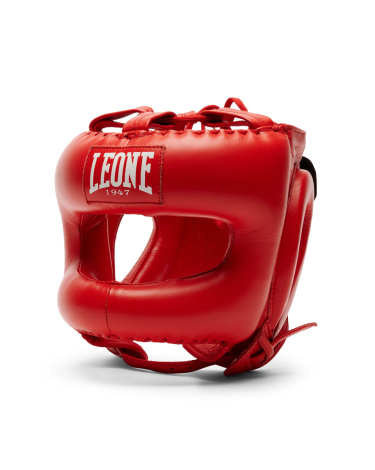 Casco de boxeo Leone 1947 "The Greatest" CS433 rojo