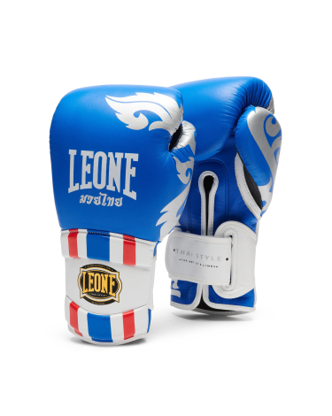 Guantes de Boxeo Leone 1947 "Thai Style" GN114 azul