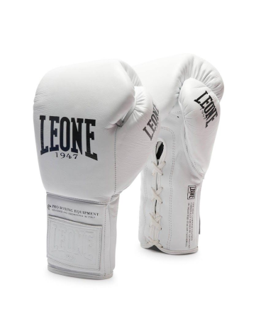 Guantes de Boxeo Leone 1947 "The Greatest" cuerdas blanco GN111L