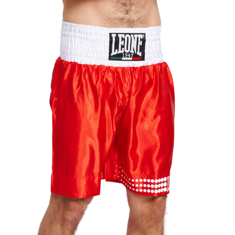 AB737 Pantalon de Boxeo Leone 1947 Color Rojo