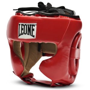 Casco de Boxeo Leone 1947 "Training" Color Rojo CS415