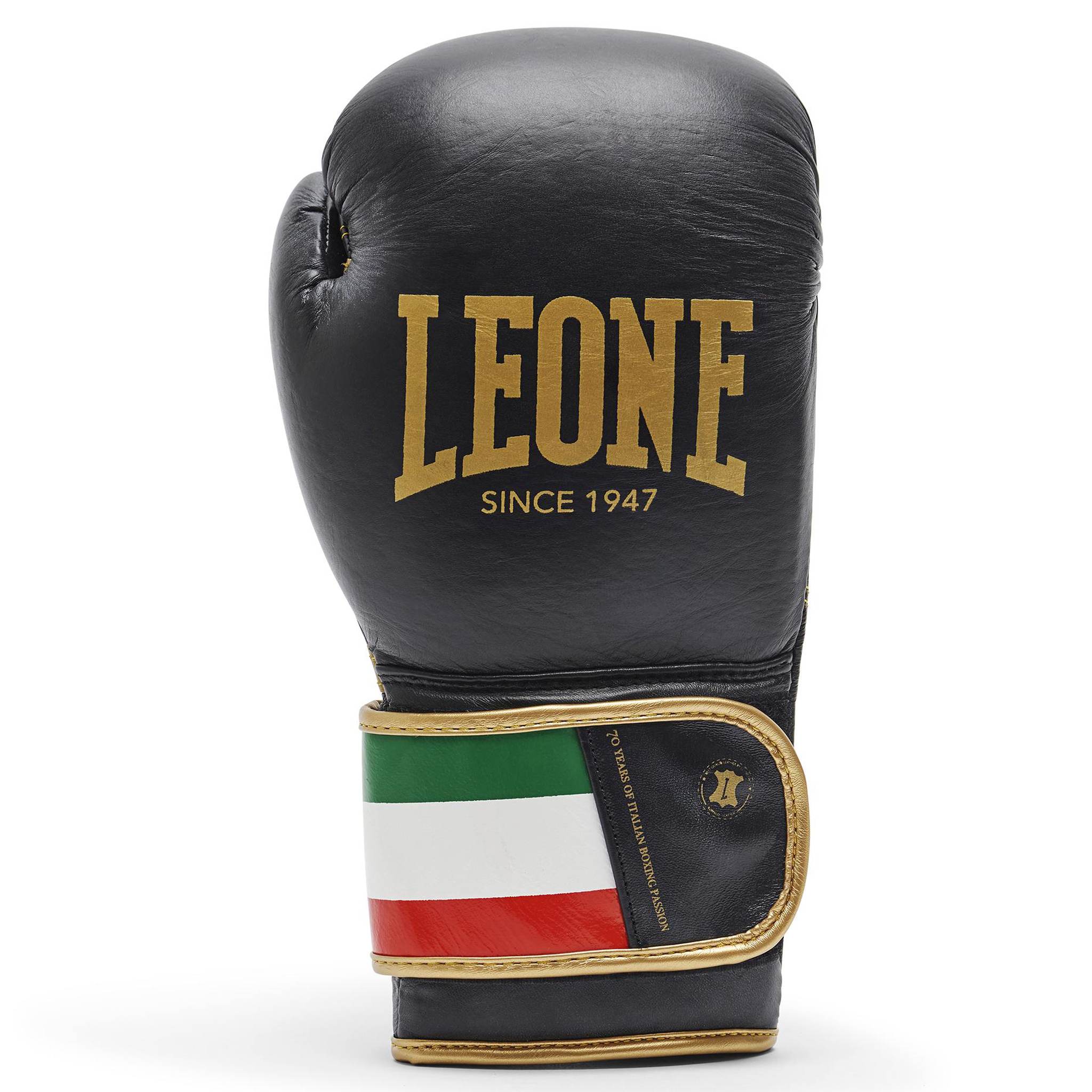 Guantes de boxeo Leone Sport Orlando Velcro color negro