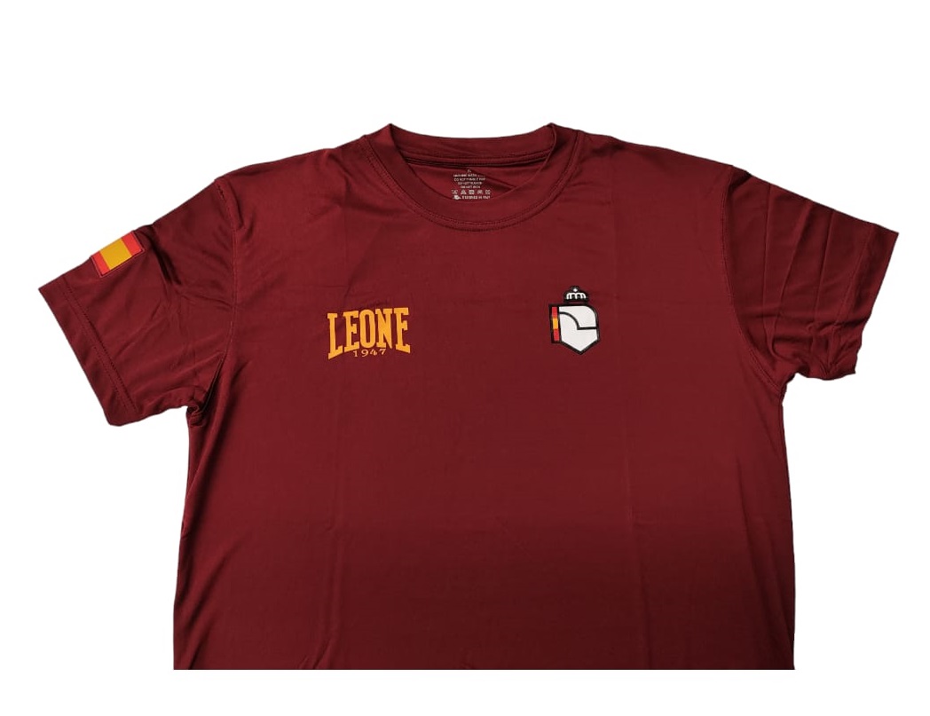 AB220 Camiseta "Federacion Española de boxeo" Leone 1947 Color rojo