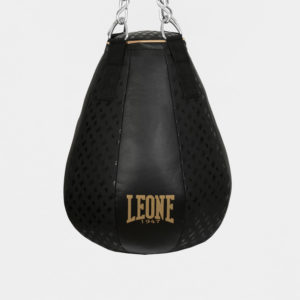 Saco de boxeo relleno de agua Leone 1947 premium 80 kg negro