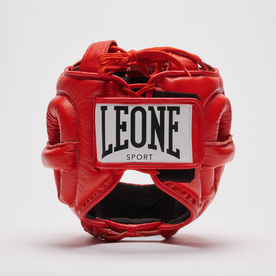 CSB02 Casco de boxeo profesional Leone Sport "Nerone" rojo 4